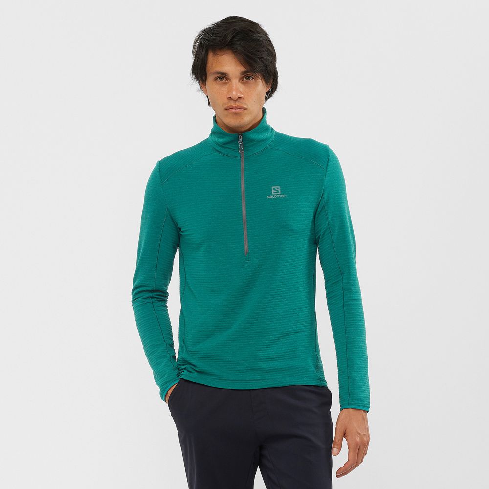 Salomon OUTLINE Capa Intermedia Hombre - Verde - Colombia (69240-HVYT)